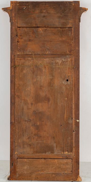 A 19th century birch mirror.