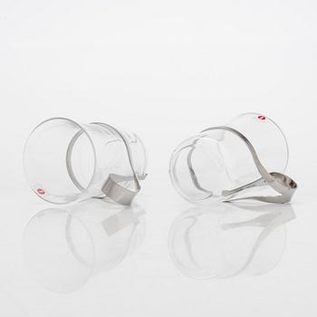 Vivianna Torun Bülow-Hübe, a set of nine 1980s 'Thea' hot drink glasses for Iittala.