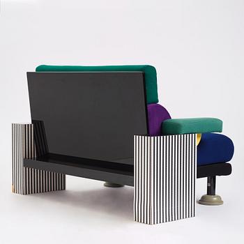 Michele De Lucchi, a "Lido" sofa, Memphis, Italy, post 1982.