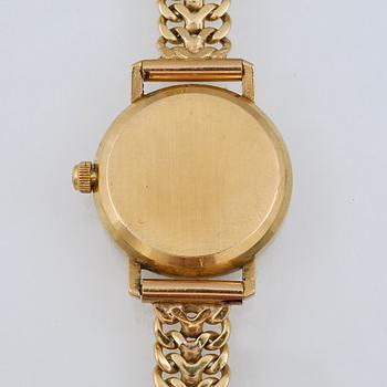 ARMBANDSUR, dam, 18 k guld, total vikt 26 g.
