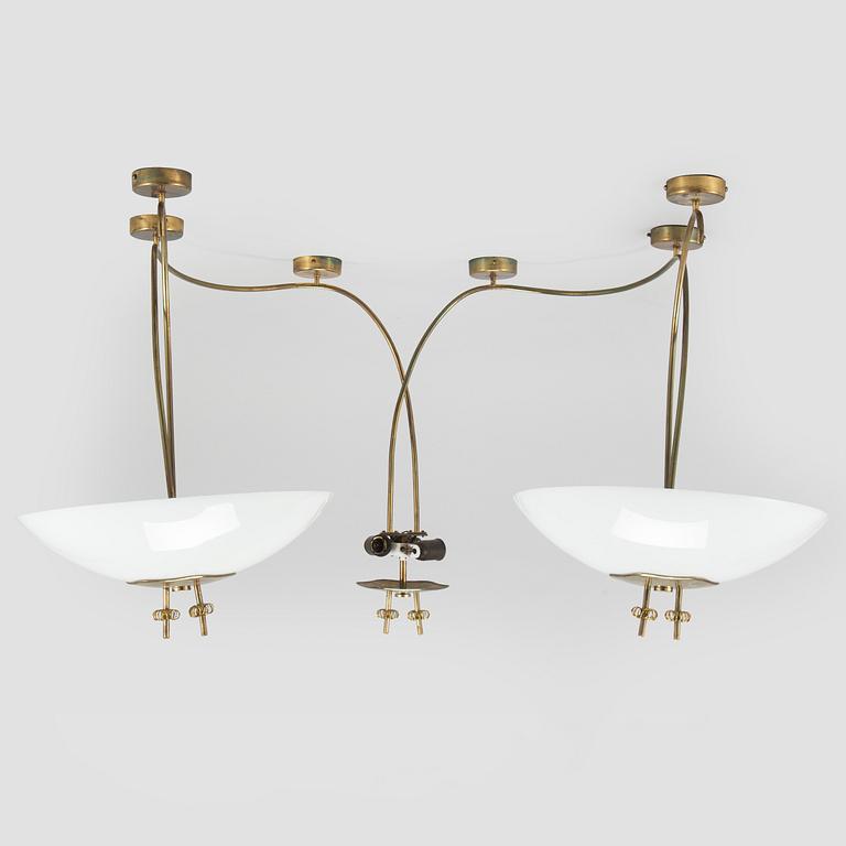 Paavo Tynell, Chandelier, for Taito. Made to order 1950.