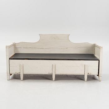 A painted provincial sofa, 19th century.