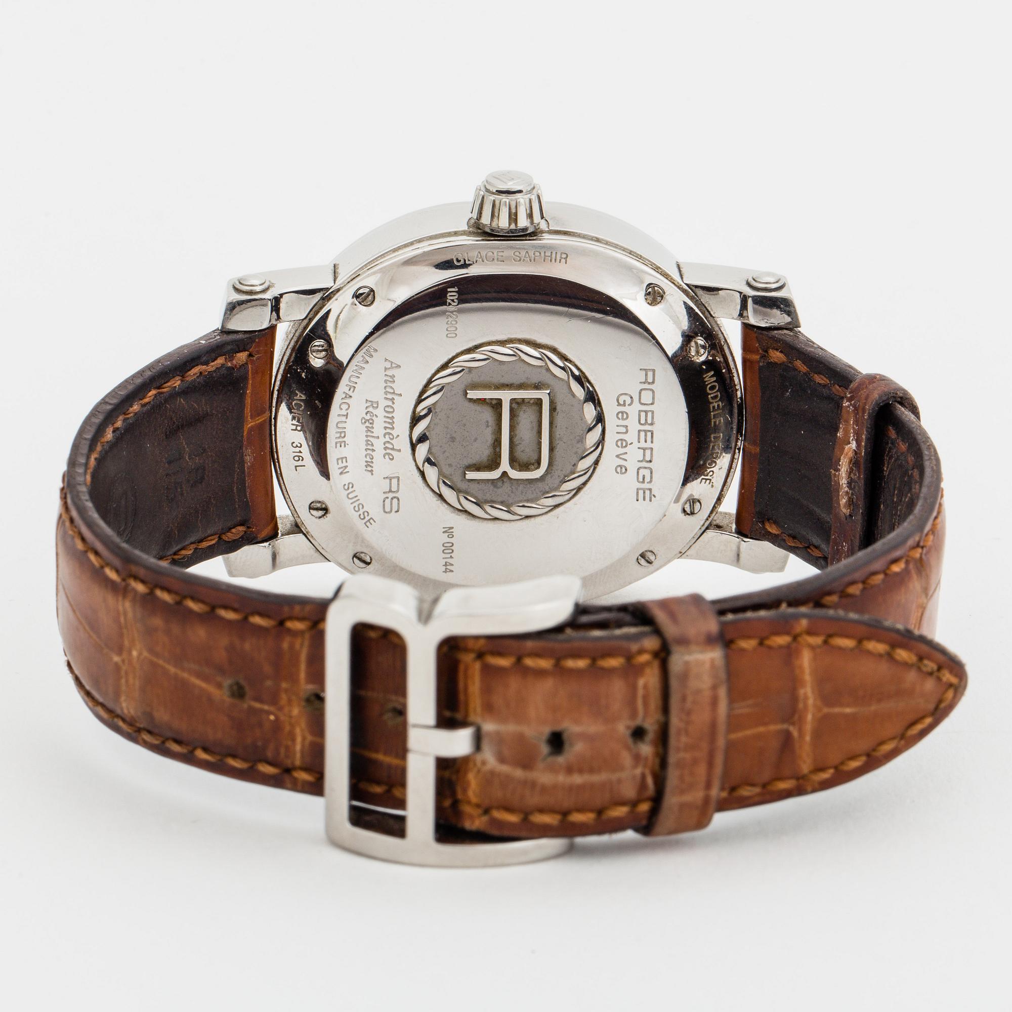 ROBERGÉ, Andromède, RS Régulateur, wristwatch, 32 x 36 (44) mm,