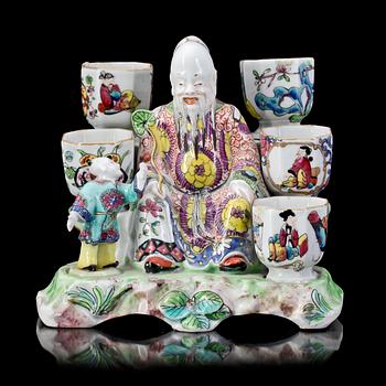 FIGURIN, porslin, Kina, 1900-tal.