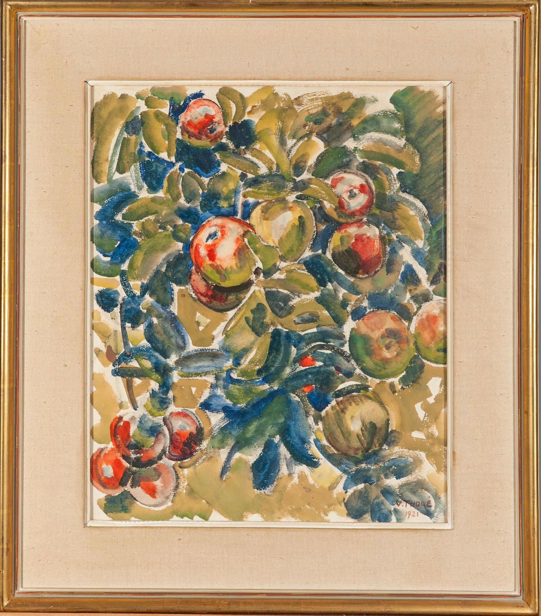 VERNER THOMÉ, akvarell, signerad och daterad 1921.