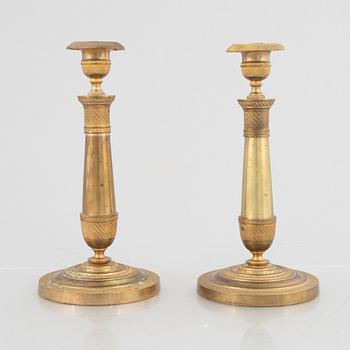 Candelabras a pair, Empire, France, early 19th century.