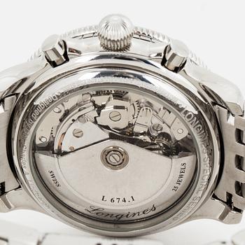 LONGINES, Special Series, Charles Lindbergh, chronograph, wristwatch, 42 mm,