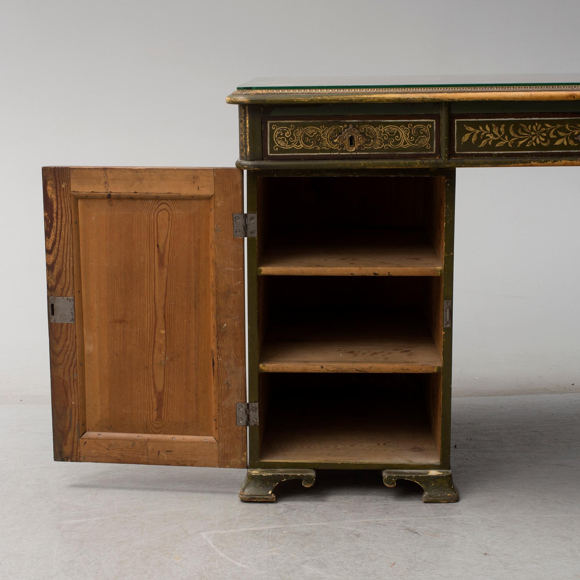 A circa 1900 writing desk.