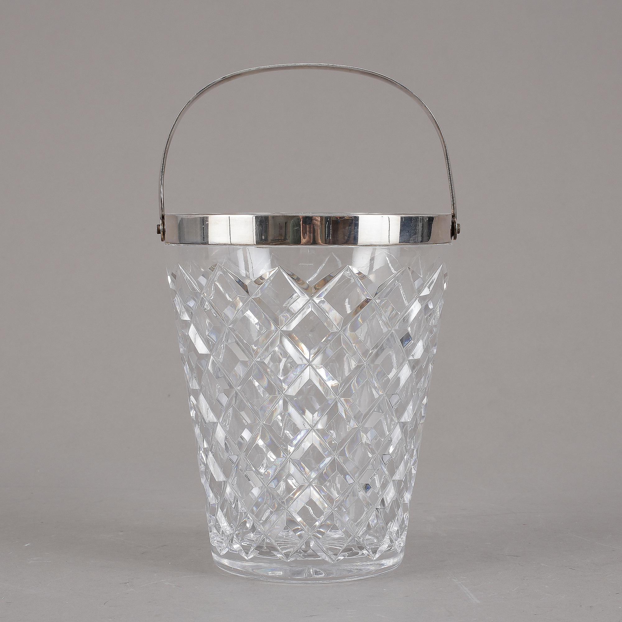 ISHINK, sterlingsilver samt glas, Malmö, 1900-talets första hälft.