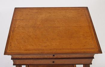 SYBORD, empirestil, 1800-tal. Bla. björk o mahogny.