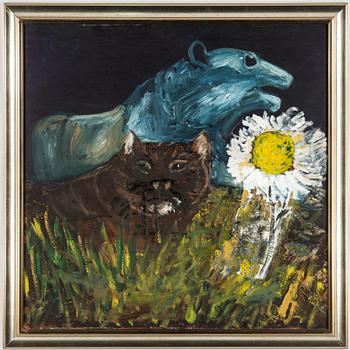 HANS WIGERT, oil on canvas, on verso signed and dated Stavsnäs 1993-2014.