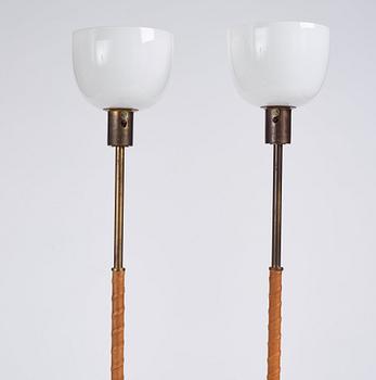 Harald Notini, possibly, a pair of floor lamps, model '15750', Arvid Böhlmarks Lampfabrik, Sweden, 1950-60s.