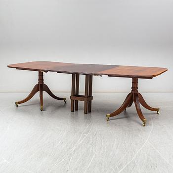 A Regency-style dinner table, second half of the 20th century.