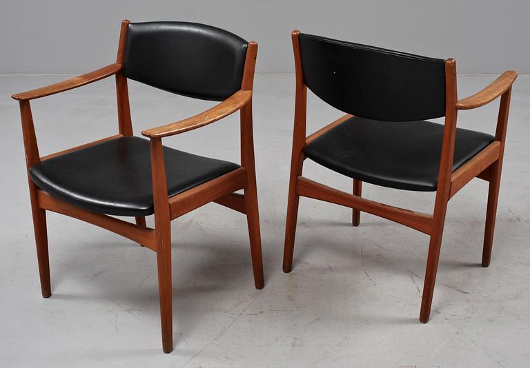 KARMSTOLAR, ett par, Albin Johansson, Hyssna, 1950/1960-tal.