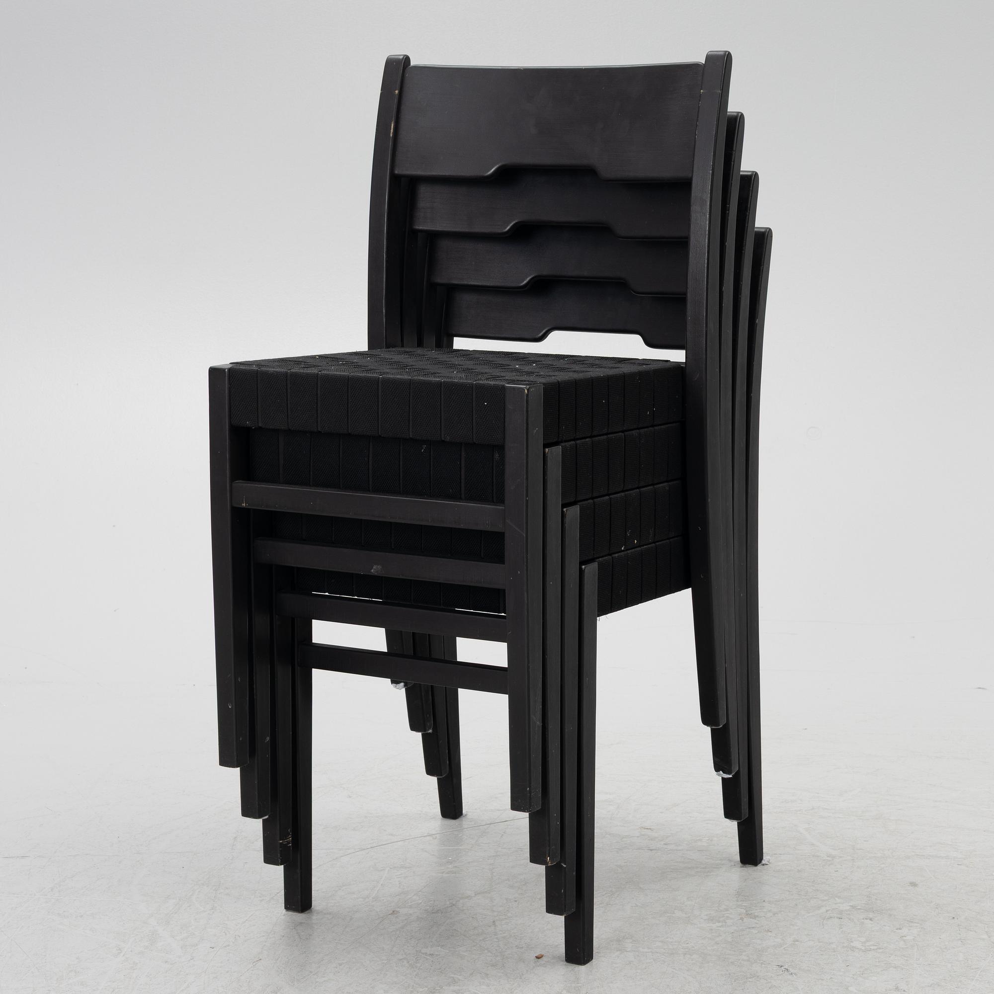 Emma Olbers, chairs, 4 pcs, "Arnold", Tre Sekel.