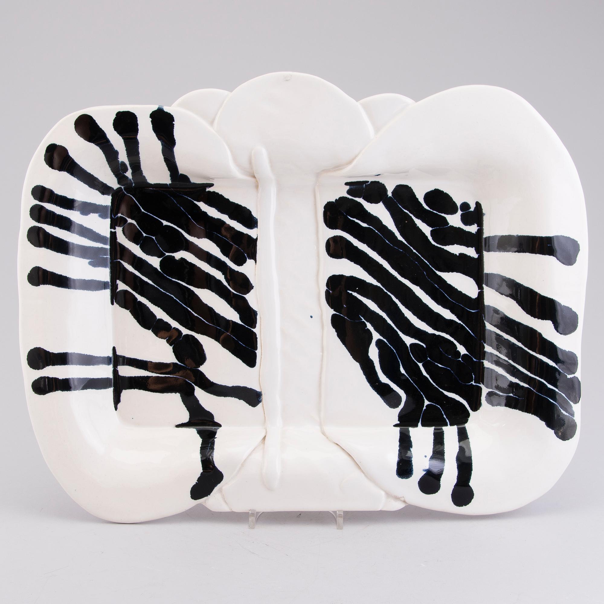 ZOLTAN POPOVITS, fat, stengods, signerad Popovits.