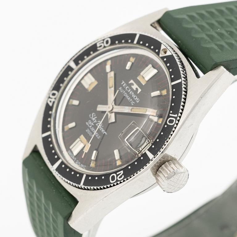 Technos, Sky Diver 200M, wristwatch, 37,5 mm.