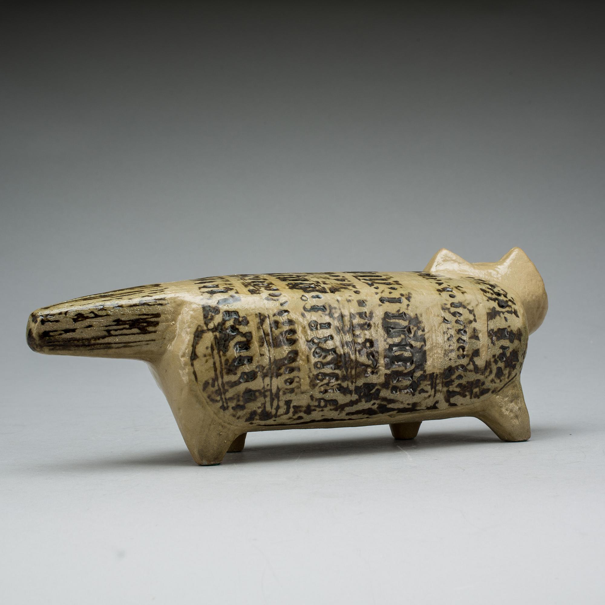 FIGURIN, stengods, Lisa Larsson, Gustavsberg.