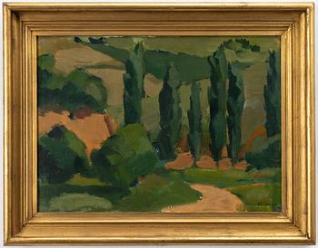 Sixten Lundbohm, Cypresser, Roussillon.