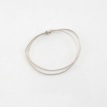 Bracelet 18K white gold, Unoaerre Italy.