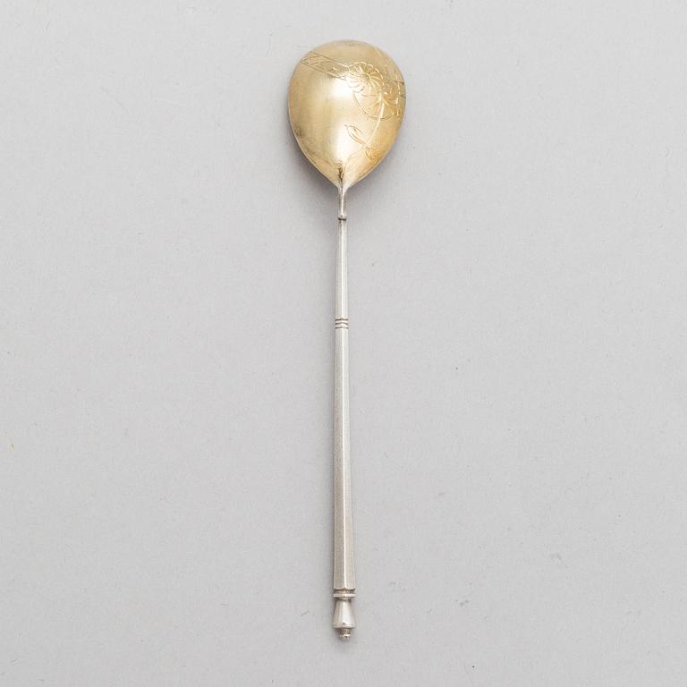 Teesetti, 4 osaa, hopeaa, Venäjä 1873-1917.