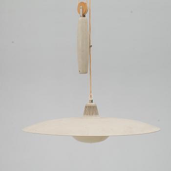 TAKLAMPA, troligen Boréns, 1900-talets mitt. Diam c:a 60 cm.
