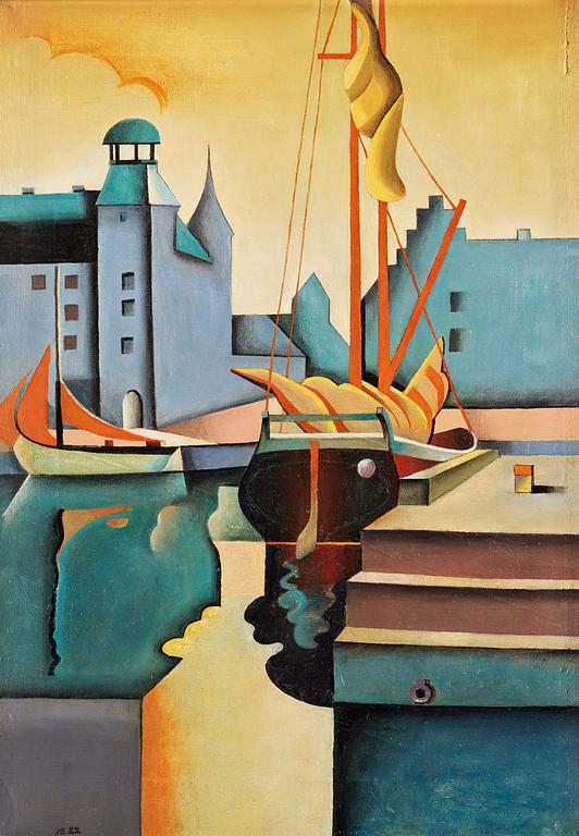 Bo von Zweigbergk, "Malmö hamn" (Malmö harbor).