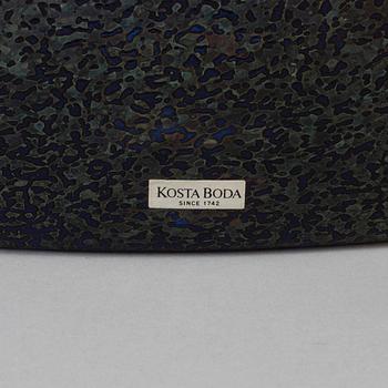 BERTIL VALLIEN, FLASKA, glas, ej signerad, Kosta Boda.