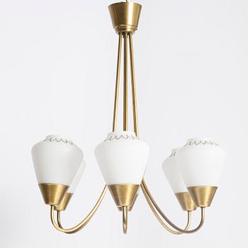 A Scandinavian Modern ceiling lamp, 1940s/50s.
