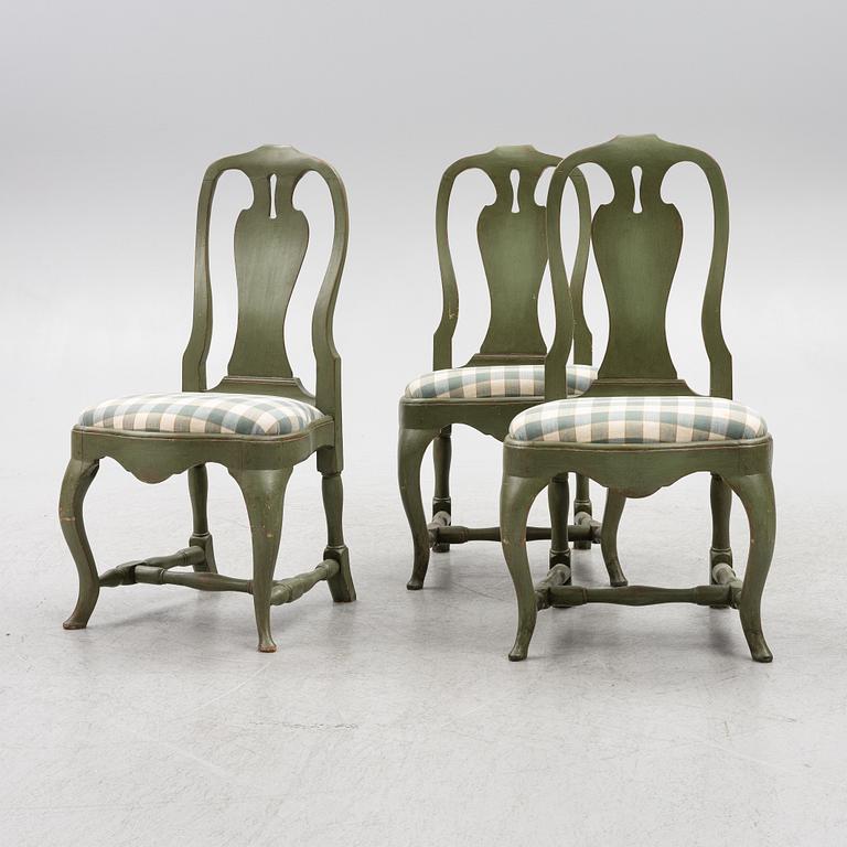 Chairs, 3 pcs, Rococo 18th century.