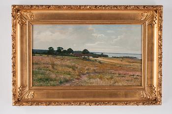 Axel Hjalmar Lindqvist, Landscape from the south of Sweden.