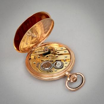 FICKUR, 14k guld, Malmö. Omkring 1900.