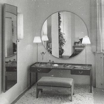 Josef Frank, a large mirror, Firma Svenskt Tenn, 1940s-50s.