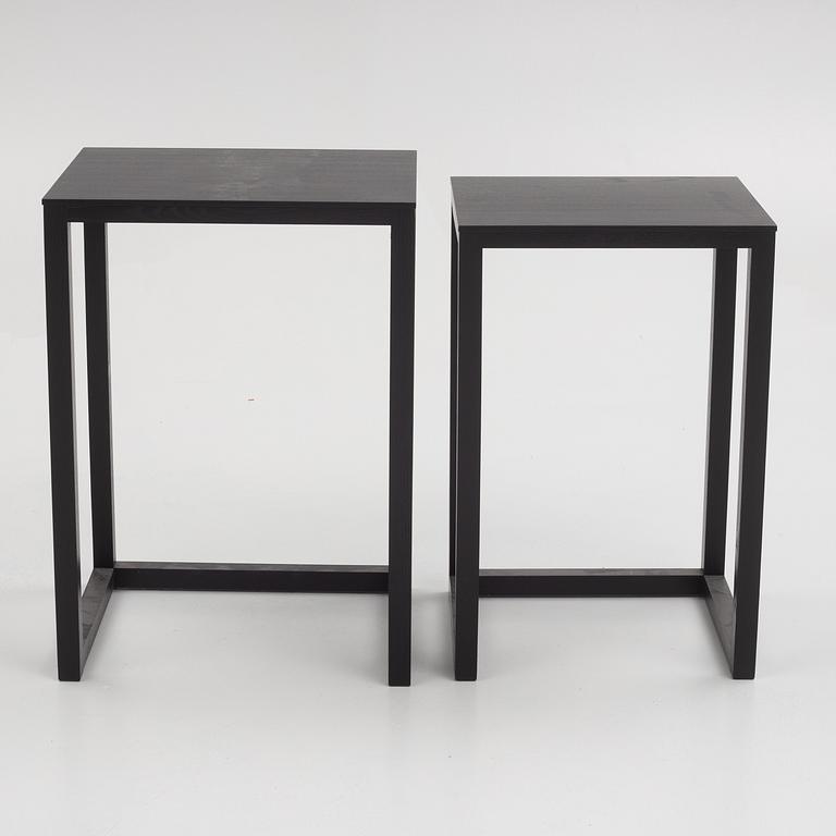 Josef Hoffmann, a nestng table, by Wittman.