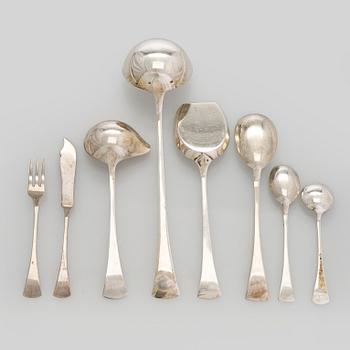 Bestick, 29 st, snarlika, silver, Österrike-Ungern och Tjeckoslovakien 1867-1962.