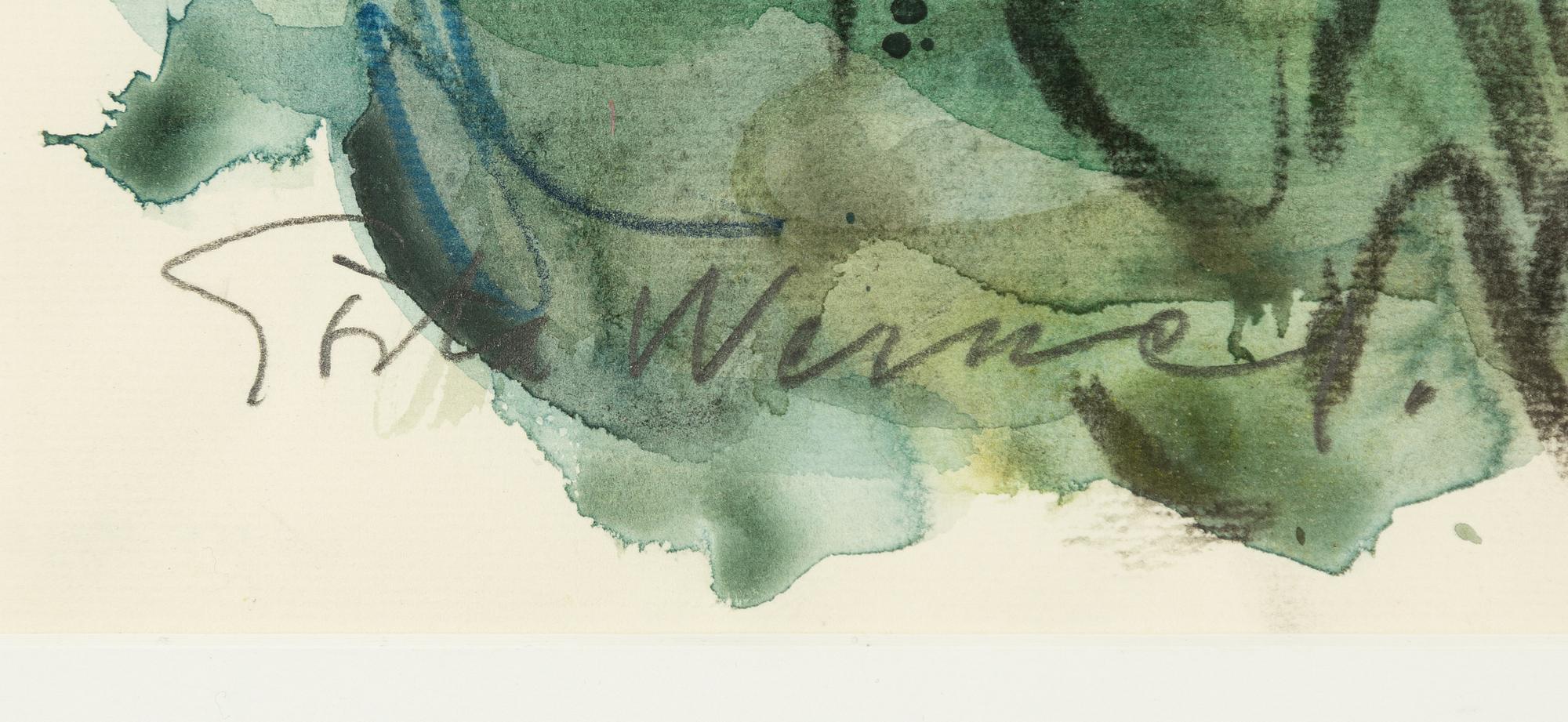 Gösta Werner, "Efter en regnskur".