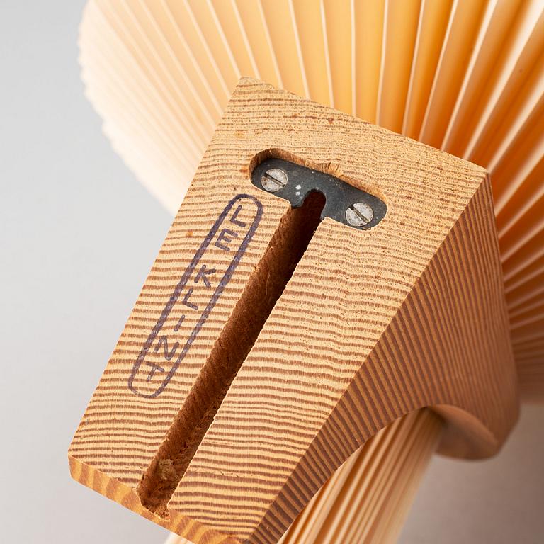Vilhelm Wohlert, a set of two late 20th century model 204 wall lights for Le Klint, Denmark.