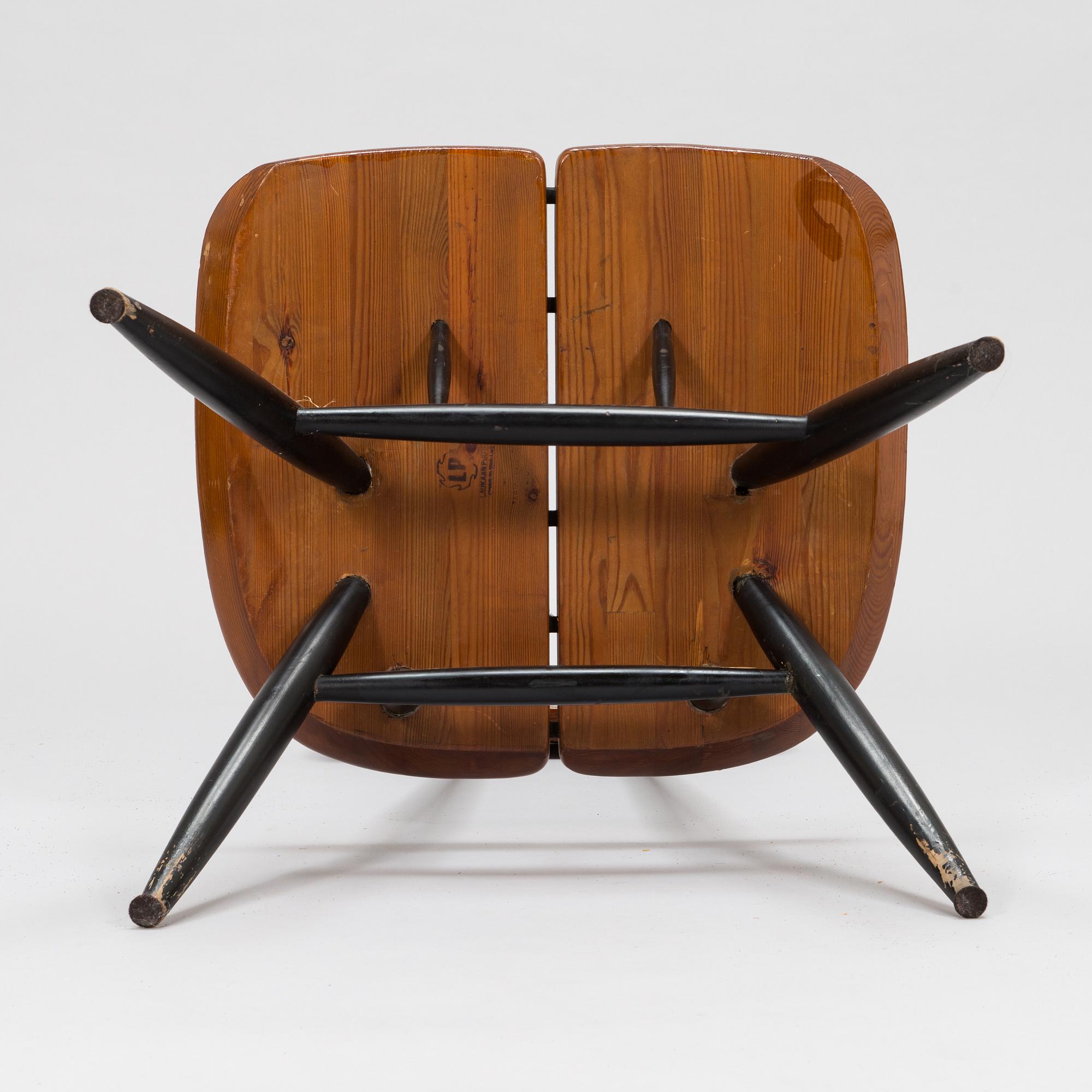 Ilmari Tapiovaara, nojatuoli, "Pirkka Lounge chair", Laukaan Puu, 1960-luku.