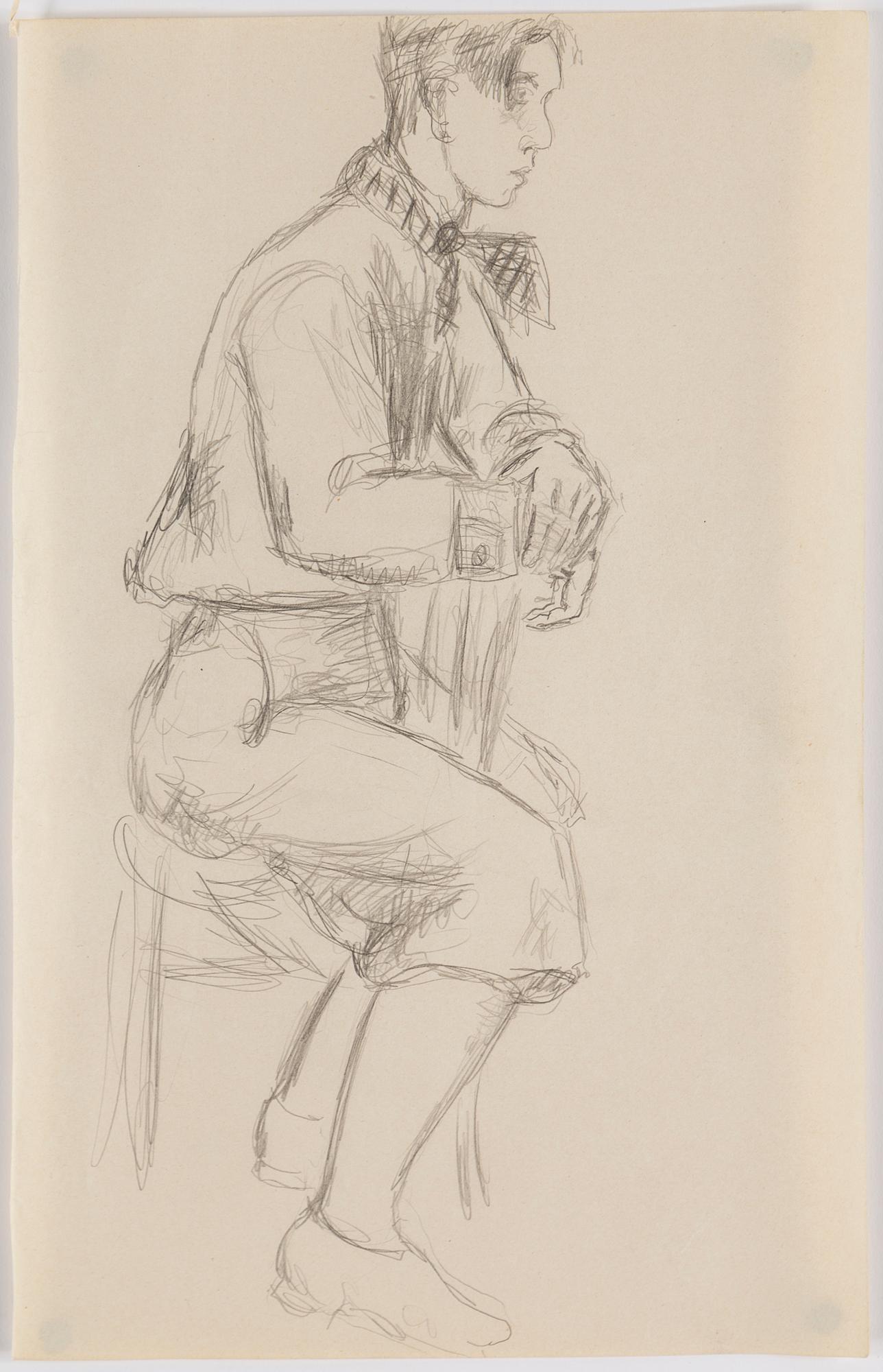 JOHANNES RIAN, drawings and sketches.