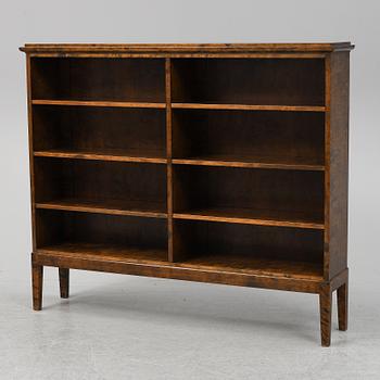 A stained birch bookcase, 1930's.