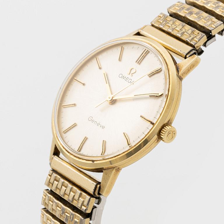 Omega, Genève, wristwatch, 33 mm.