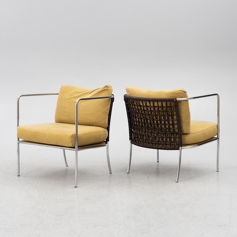 Piero Lissoni, fåtöljer, ett par, "Café", Living Divani, Italien.