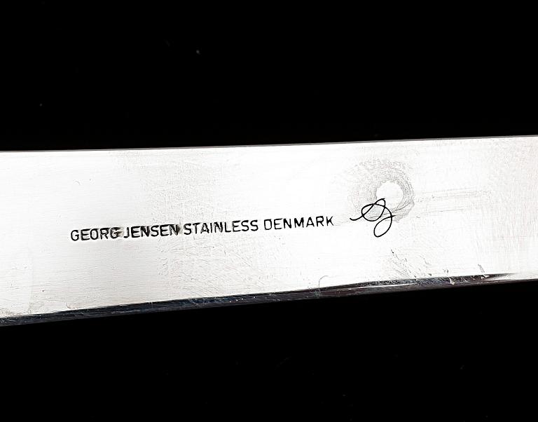 BESTICKSERVIS, 50 delar, "AJ-bestick" rostfritt stål, Georg Jensen, Danmark 1900/2000-tal.