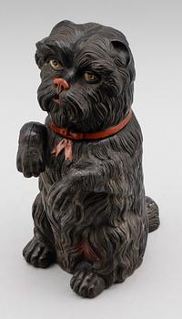 LOCKBURK, terracotta, 1800-talets andra hälft.