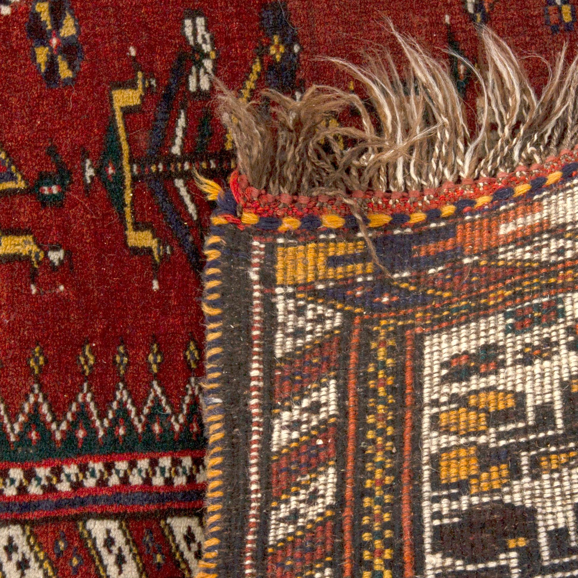 A semiantique/antique Caucasian carpet ca 210 x 130 cm.