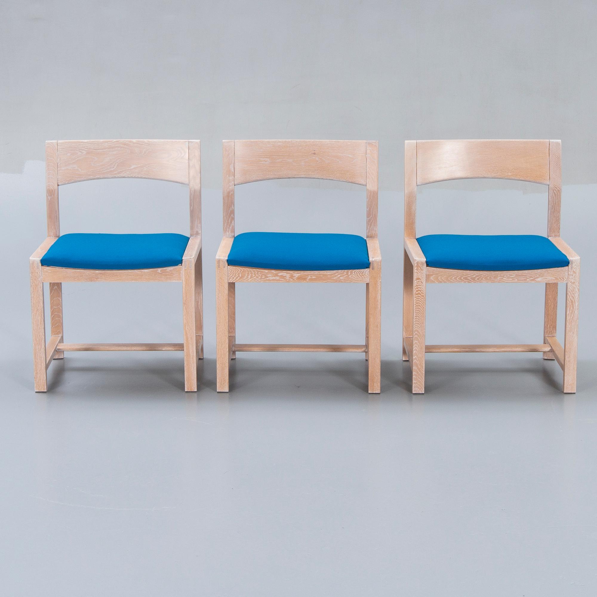 A Danish 1960s dining table and 6 chairs,