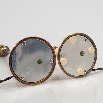 Bertil Brisborg, a pair of table lamps model "32149", Nordiska Kompaniet, 1940s-50s.
