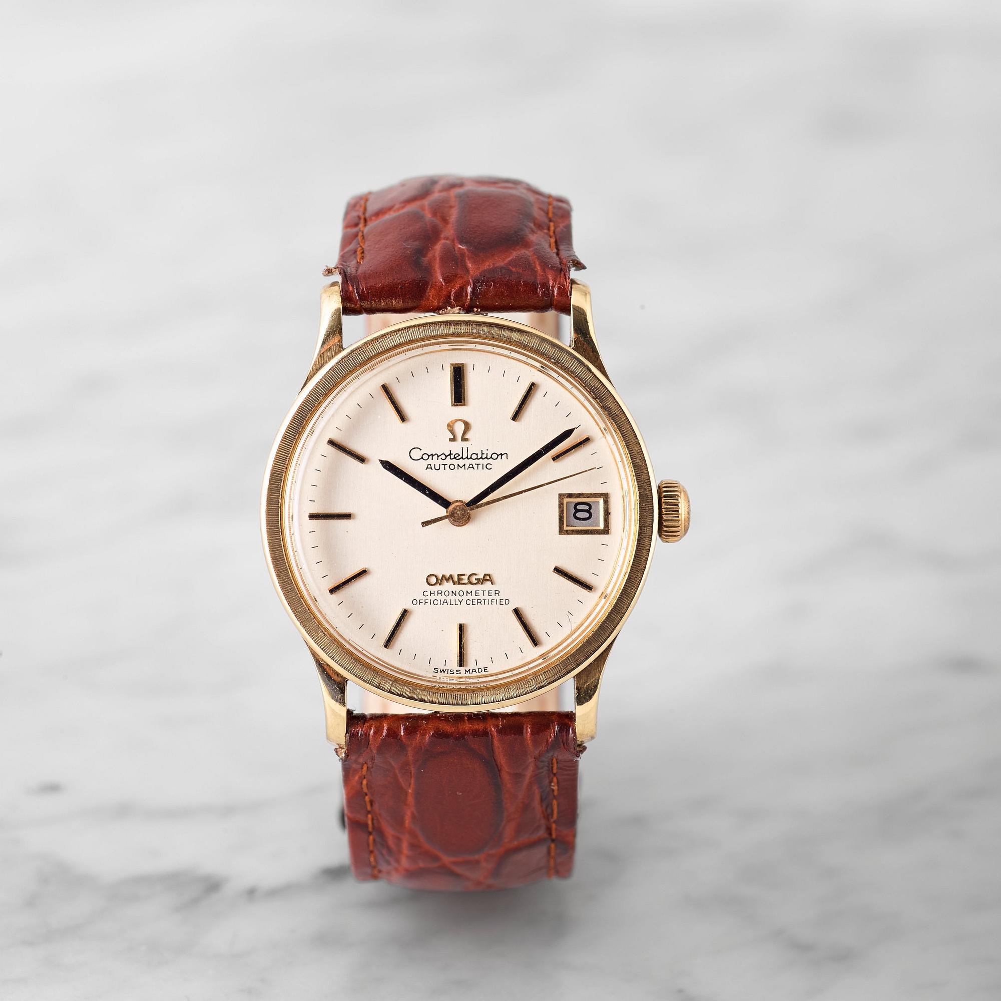 OMEGA, Constellation, Chronometer, wristwatch, 33,5 mm.