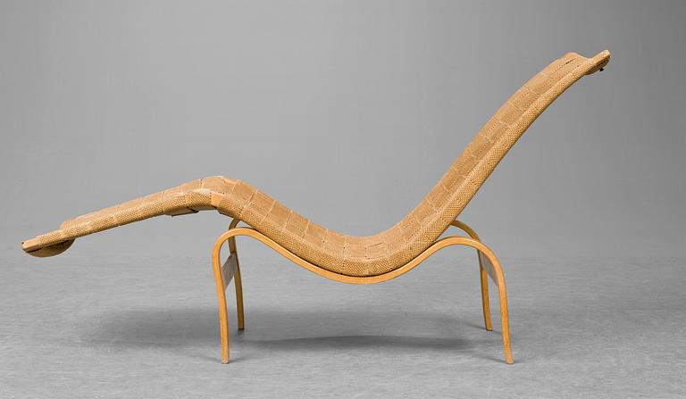 A Bruno Mathsson reclining chair "Vilstol nr 36", Firma Karl Mathsson, Sweden, probably 1940's.