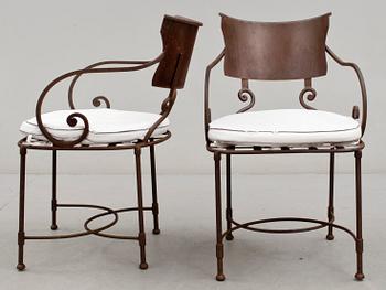 TRÄDGÅRDSSTOLAR, 6 st, 1900-tal.